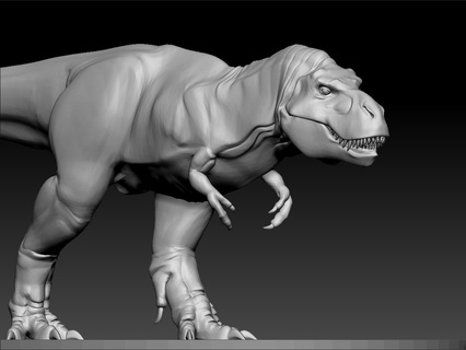 Tirannosarus Rex 3d Yazdır baskı basılı t rex Tyrannosaurus Dinozor baskılar güzel Trex kız Ölçek model hayvan sıra 3d print model - Mito3D