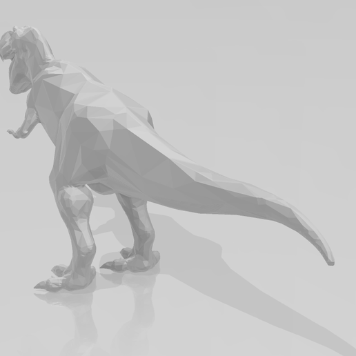 tyrannosaur 3d art tirarex t-rex rex dinosaur animals monster beast lizard pangolin 3D print model - Mito3D