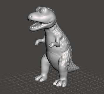 Tyrannosaurus Rex nostaljik şekil model oyuncak çocuklar hayvan Dinozor Barney yaban hayatı Jurassic park dünya hayvanat bahçesi heykelcik kolektör macera fantezi Disney avcı Amerika sürüngen Kaiju Godzilla kertenkele t rex 3d print model - Mito3D
