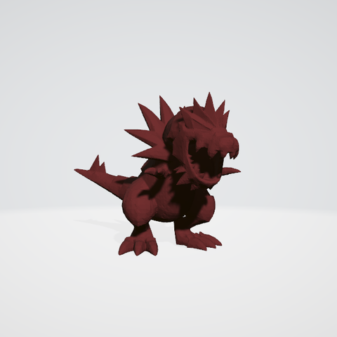 tyrantrum pokemon game go gamer nintendo jolan 3D print model - Mito3D