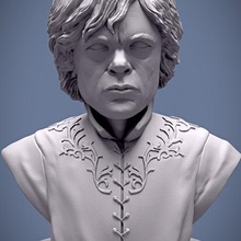 Tyrion lannister gioco troni 3d Stampa modello Peter dinklage fantasia netto westeros targaryen 3dprint medievale draghi arte sculture immaginario creatura 3d print model - Mito3D