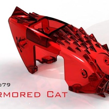 tyro79 armored cat game 3inch beitian bn-180 bn 180 fpv frame quad copter tyro r c vehicles 3d print model - Mito3D