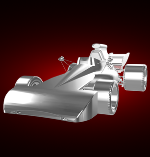 Tyrell vau 002 Fórmula 1 bólido f1 automóvel carro veículo comício raça Esportes derby 3d print model - Mito3D
