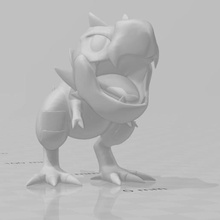 tyrunt a arte pokemon trex dinossauro tiranossauro 3d print model - Mito3D