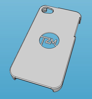 TZM espírito época movimento Iphone 4 4s caso bainha maçã phone Móvel smartpone tábua 3d print model - Mito3D