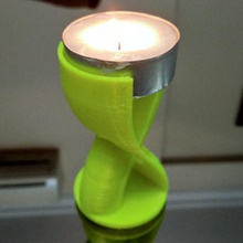 u&me casa titular de la vela lámpara araña portavelas 3d print model - Mito3D