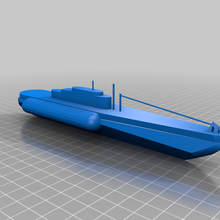 boat outil bateau allemand naval marine marin uboat embarcation guerre 1 Guerre mondiale 3d impression 3d print model - Mito3D