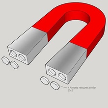 u-shaped magnet gadget magnets do-it-yourself retro tools neodymium 3d print model - Mito3D