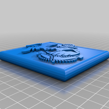 us marines jewelry box 3d print model - Mito3D