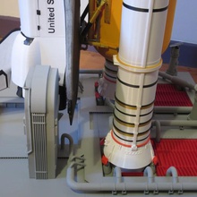 us lanzamiento del transbordador espacial de la almohadilla varios nasa cosmonauta el astronauta espacio sts31 telescopio hubble descubrimiento lanzadera sapcial traslado 3d print model - Mito3D