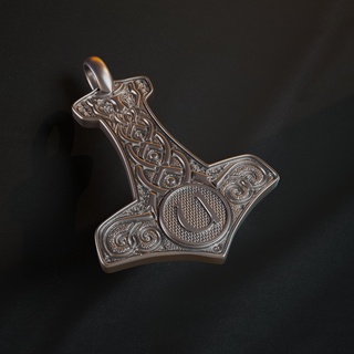 u v w x z personal thor pendant hammer viking celtic necklaces jewelry 3d print model - Mito3D