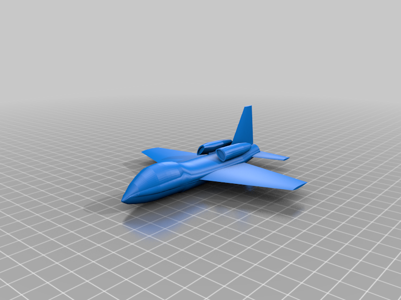 uav avion drone Jet giocattolo 3D print model - Mito3D