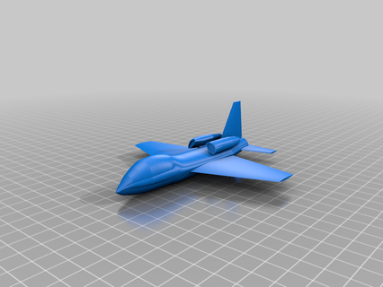 uav avion zumbido jet juguete 3d print model - Mito3D