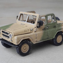 uaz 469 modèle d'assemblage du kit de 135 jeu 4x4 militaire le russe voiture l'échelle 3d print model - Mito3D