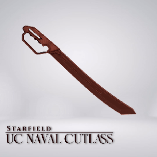uc naval cutlass starfield knife dagger blade combat cqb cqc soldier scifi cosplay prop videogame bethesda starfield tactical airsoft replica ranger army naval  3d print model - Mito3D