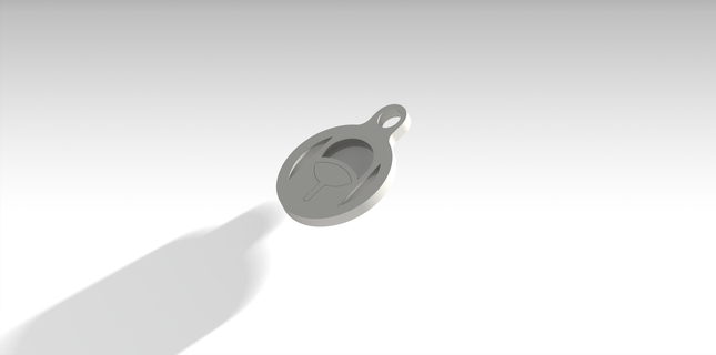 uchiwa llavero llave anillo naruto uchiha 3d print model - Mito3D