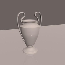 uefa cup football trophy game 3d print model - Mito3D