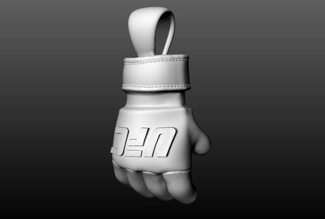 ufc zafer Kutu eldiven kolye dövüşçü mma boks kavga mücevher takı altın gümüş moda spor Spor Dalları kickboks eldivenler adam boksör 3d print model - Mito3D