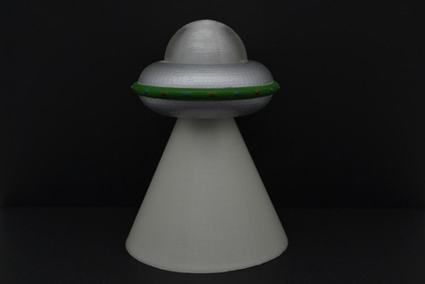 ufo ufo esculturas bustos arte 3d print model - Mito3D