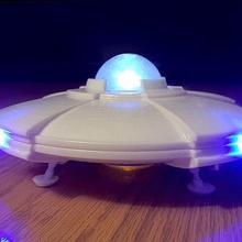 ufo game vehicles spaceship lightitup alien 3d print model - Mito3D