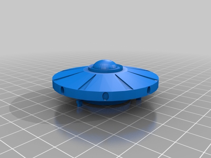 ufo volare piattino veicoli 3D print model - Mito3D