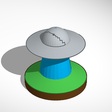 UFO 45 Adapter Gadget Aufzeichnung Universal Spieler klein 3d print model - Mito3D