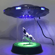 ufo abduction lamp blinking lights home led light decor decoration cow arduino nano 3d print model - Mito3D