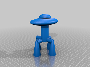 ufo candelabro 3D print model - Mito3D