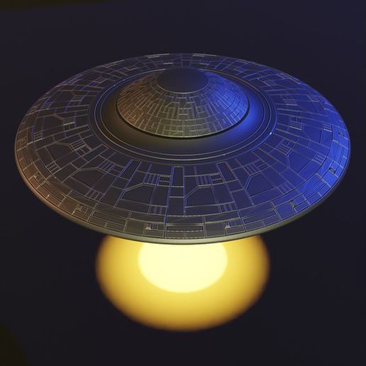 ufo luminária 3D print model - Mito3D