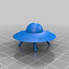 ufo landing gear art models 3d print model - Mito3D