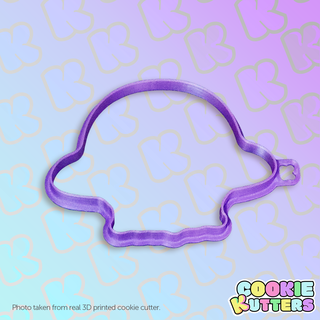ufo ship cookie cutter mold silhouette kutters kitchen food recipe cookies 3d print contour 3d print model - Mito3D
