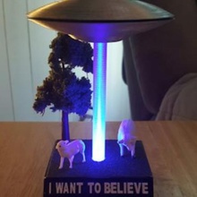 ufo want believe home 3d print model - Mito3D