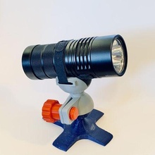 ufs-125 flashlight holder velcro strap - improved tool mount hand tools 3d print model - Mito3D
