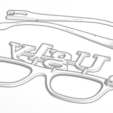 moche des lunettes de la mode jouet 3d print model - Mito3D
