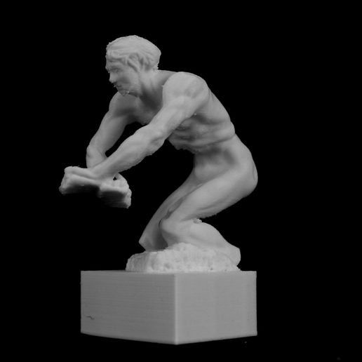 ugolin Rodin müze Paris Fransa Sanat 3D print model - Mito3D