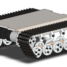 ugv insansız araç, mobil robot rover tank araba arazi oyun çünkü yüzer karasal drone 3d print model - Mito3D