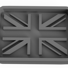 uk drapeau génial bretagne biscuit coupeur fondant 3d print model - Mito3D