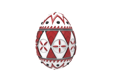 ukrainian easter egg modern pysanky 3d print model - Mito3D