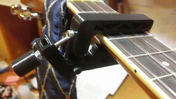 ukulele capo vite musica 3d print model - Mito3D