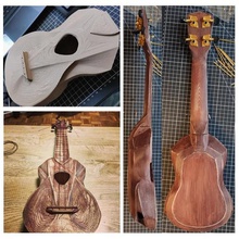 ukulele design art guitar music instrument 3d print model - Mito3D
