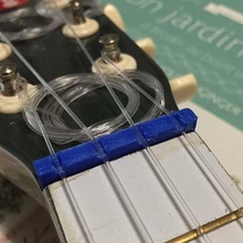 ukulélé écrou guitare Janod cordes instrument musique partie transformation améliorer 3d print model - Mito3D