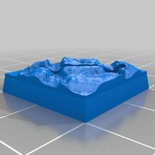 ult paramétrico base 20mm diagonal espacio hq Roca piso 2 personalizado toy_game_accessories 3d print model - Mito3D