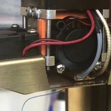ultimaker 2 2+ cabezal impresión ventilador conducto herramienta partes 3d impresora 3d print model - Mito3D