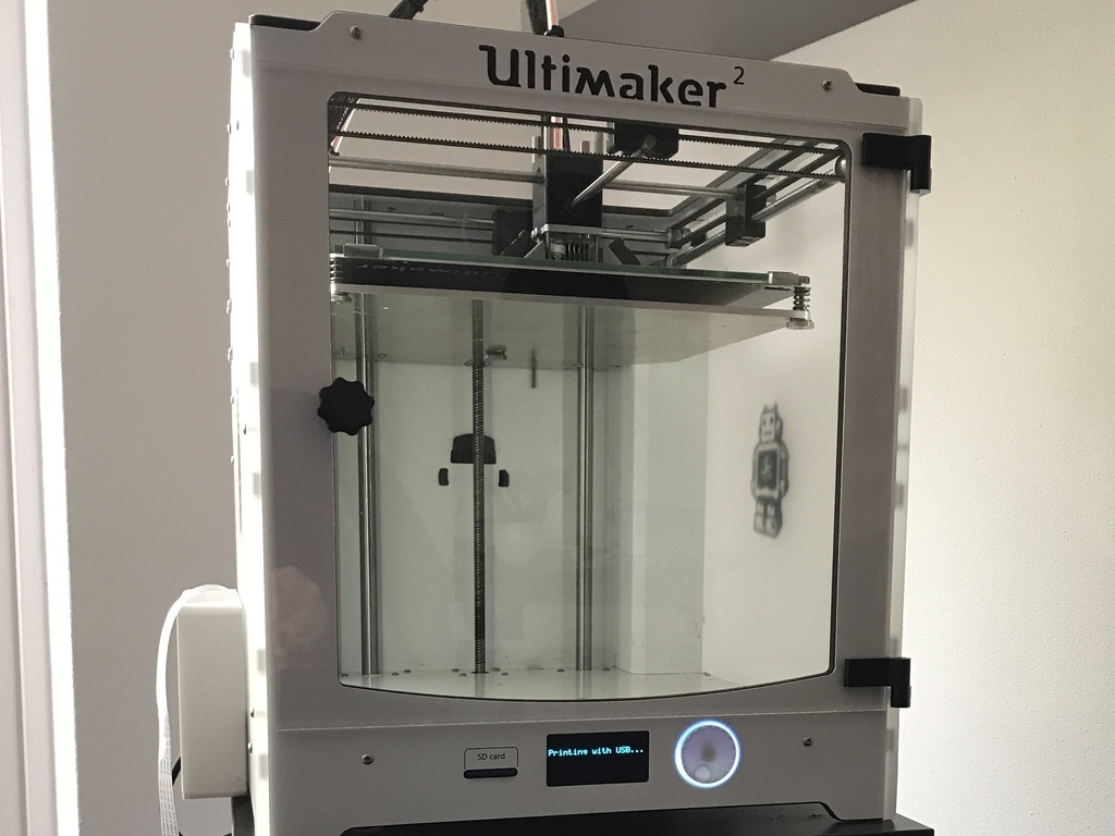 ultimaker 2 ön örtmek kılıf kapı panel topuz kilit ultimaker2 3d yazıcı Aksesuarlar 3D print model - Mito3D