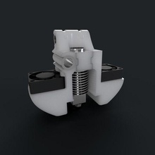 ultimaker e3d mount adapter hotend v6 fan shroud printer parts ultimaker2 2 um2 3d_printer_parts 3d print model - Mito3D