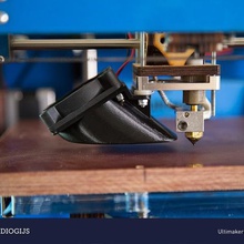 ultimaker fanduct v2 aracı studiogijs hotend 3d yazıcı aksesuarları 3d print model - Mito3D
