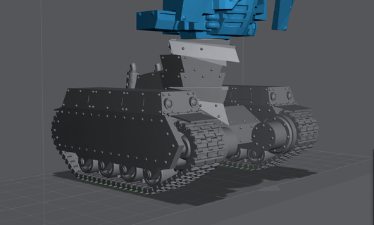 ultime lourd bande roulement Jeu Marin légion impérial croisade unification marin techmarine dreadnought course Léviathan 3d print model - Mito3D