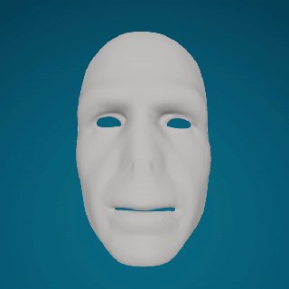nihai Kral Voldemort maske 3d print model - Mito3D