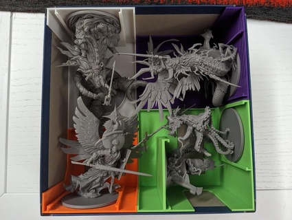 ultimate massive darkness 2 bosses mobs organizer boardgame inserts cmon toy 3d print model - Mito3D