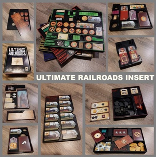 ultimativ Eisenbahnen einfügen Veranstalter Inlay Brettspiel Tafel Spiel 3d print model - Mito3D